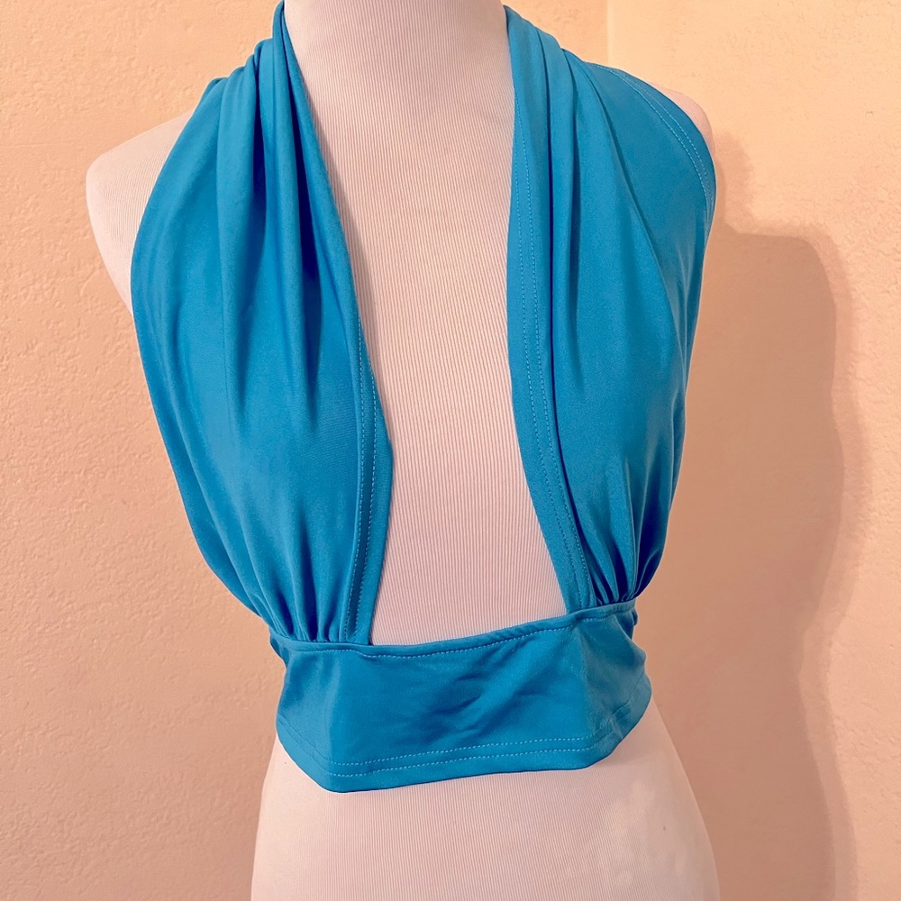 Turquoise Halter Top
